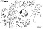 Bosch 3 600 H81 C70 ROTAK 40 Lawnmower Spare Parts